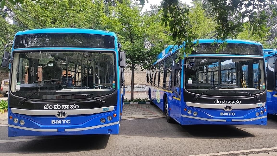 BMTC's electric buses.