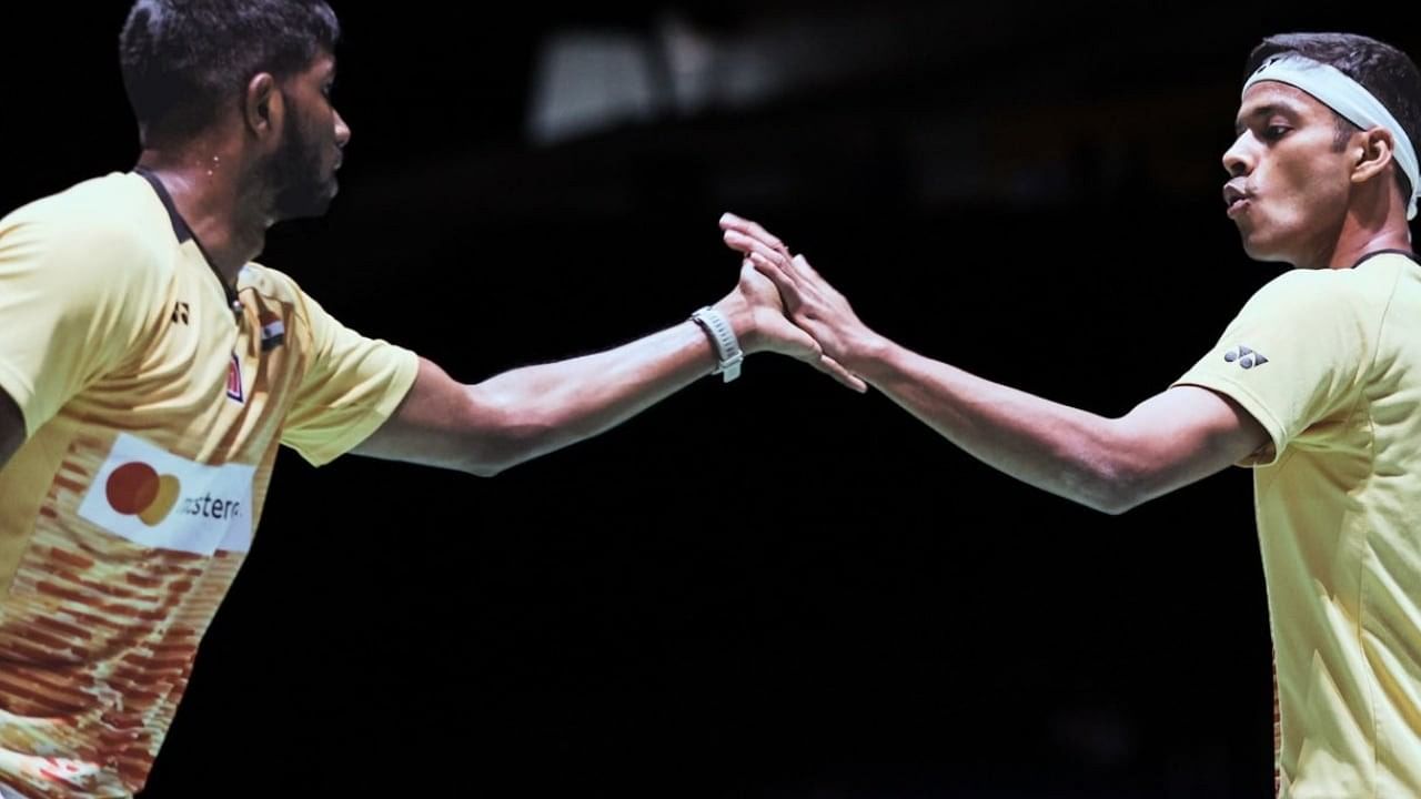 <div class="paragraphs"><p>Indian badminton players&nbsp;Satwiksairaj Rankireddy and Chirag Shetty.</p></div>