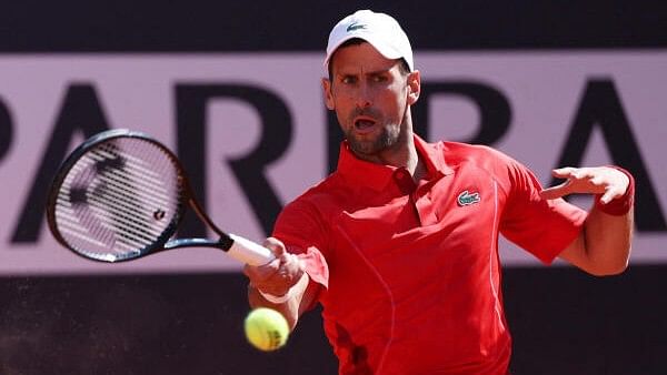 <div class="paragraphs"><p> Serbia's Novak Djokovic in action&nbsp;during his round of 32 match against Chile's Alejandro Tabilo.</p></div>