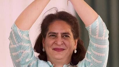 <div class="paragraphs"><p>Congress leader Priyanka Gandhi during a public meeting for Lok Sabha elections, in Nandurbar, Maharashtra, Saturday, May 11, 2024.</p></div>