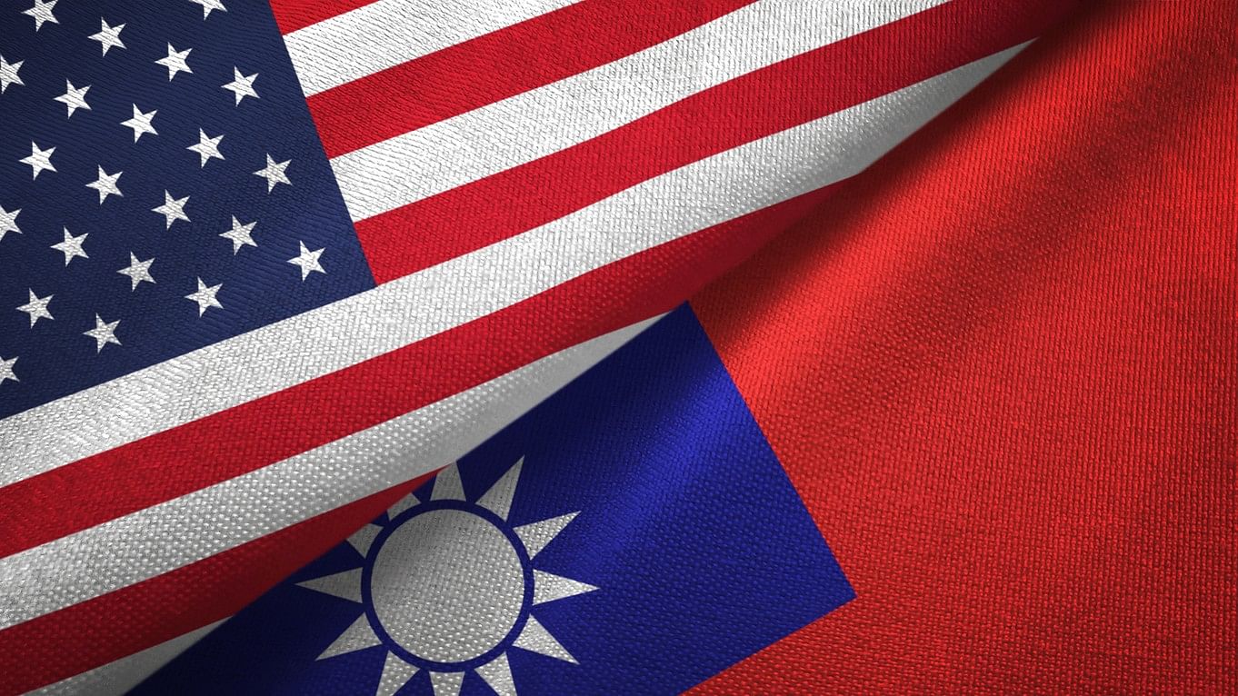 <div class="paragraphs"><p>Taiwan and United States Flags.</p></div>