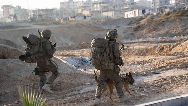 <div class="paragraphs"><p>Israeli soldiers operate, amid the ongoing ground operation of the Israeli army against Palestinian Islamist group Hamas.</p></div>