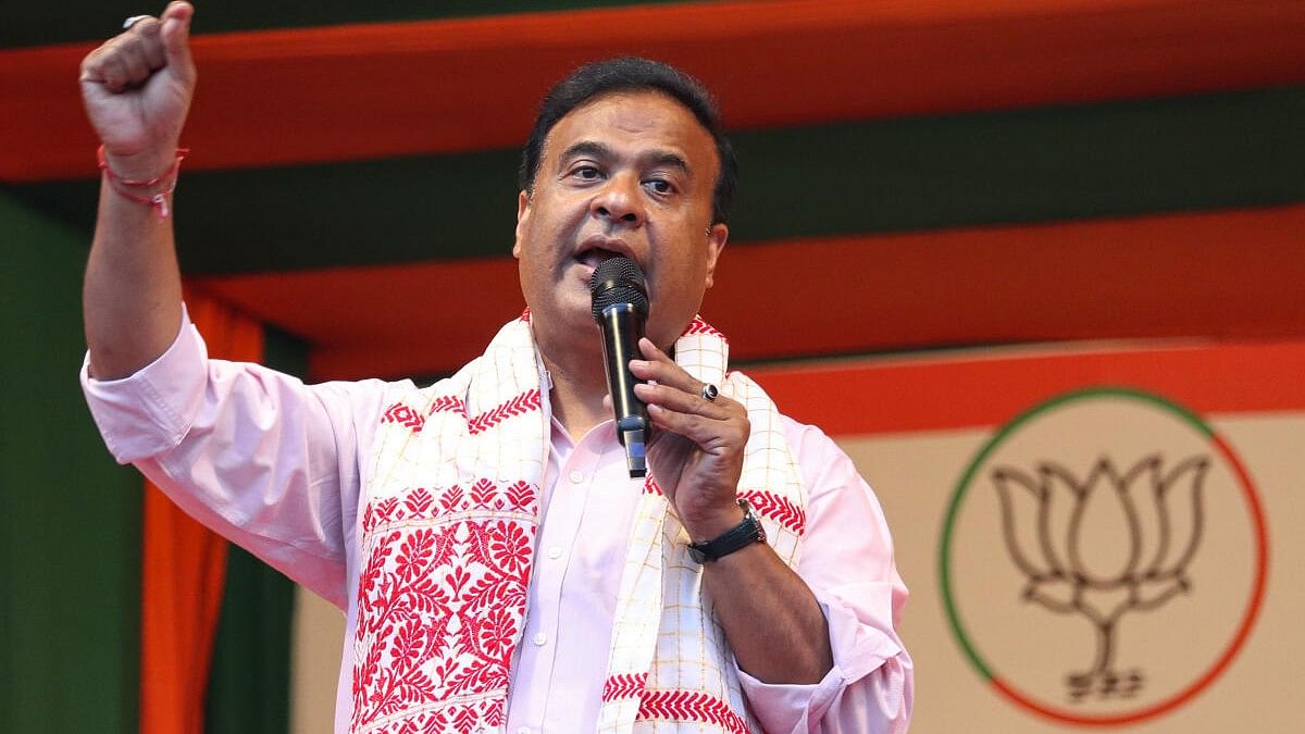 <div class="paragraphs"><p>Assam Chief Minister Himanta Biswa Sarma during a rally for Lok Sabha elections.&nbsp;</p></div>