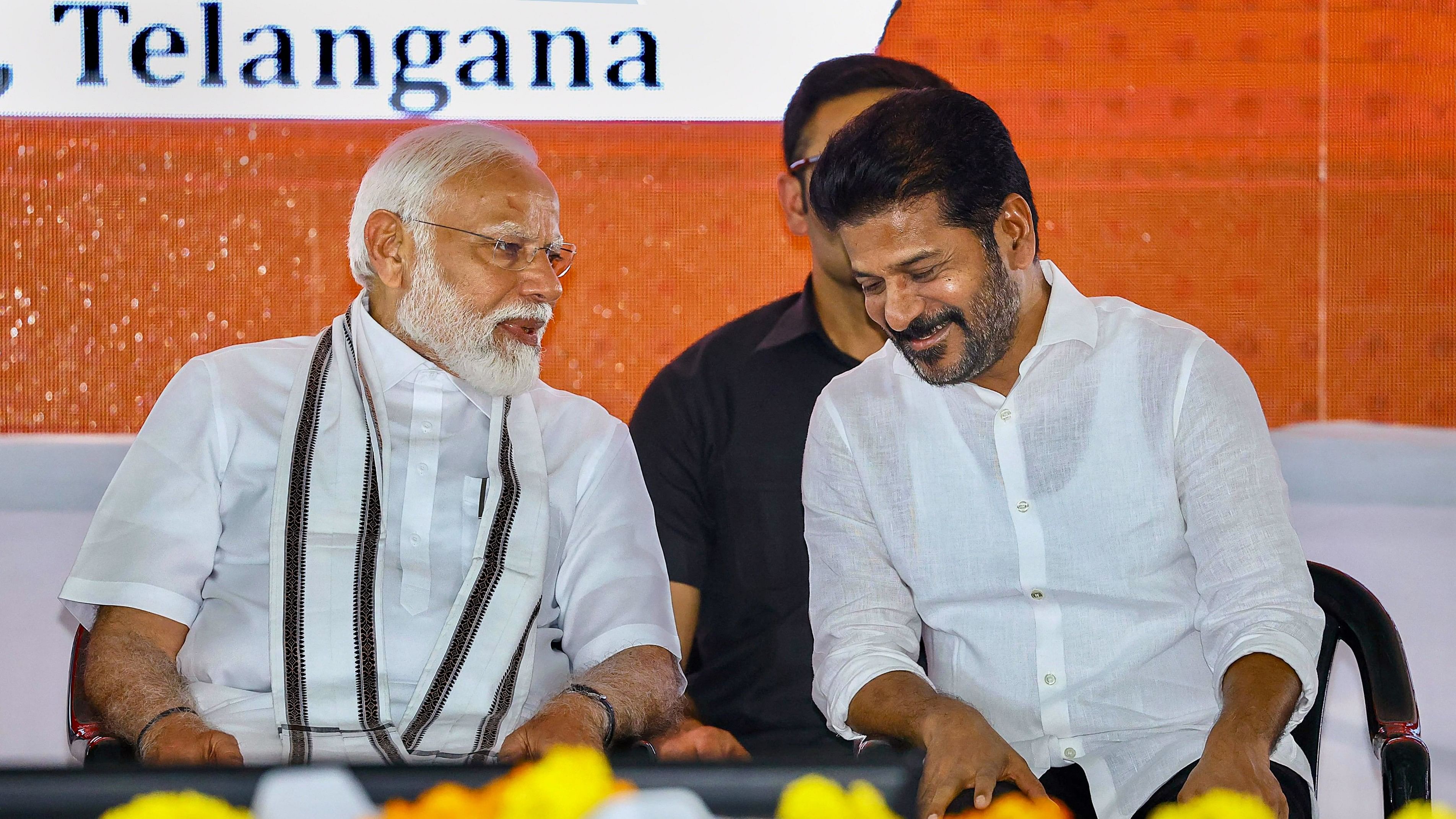 <div class="paragraphs"><p>File Photo: Prime Minister Narendra Modi with Telangana Chief Minister A Revanth Reddy.</p></div>
