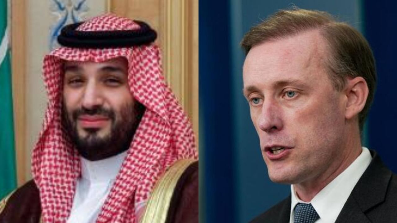 <div class="paragraphs"><p>Saudi Arabian Crown Prince Mohammed bin Salman (L) and White House National Security Adviser Jake Sullivan (R).</p></div>