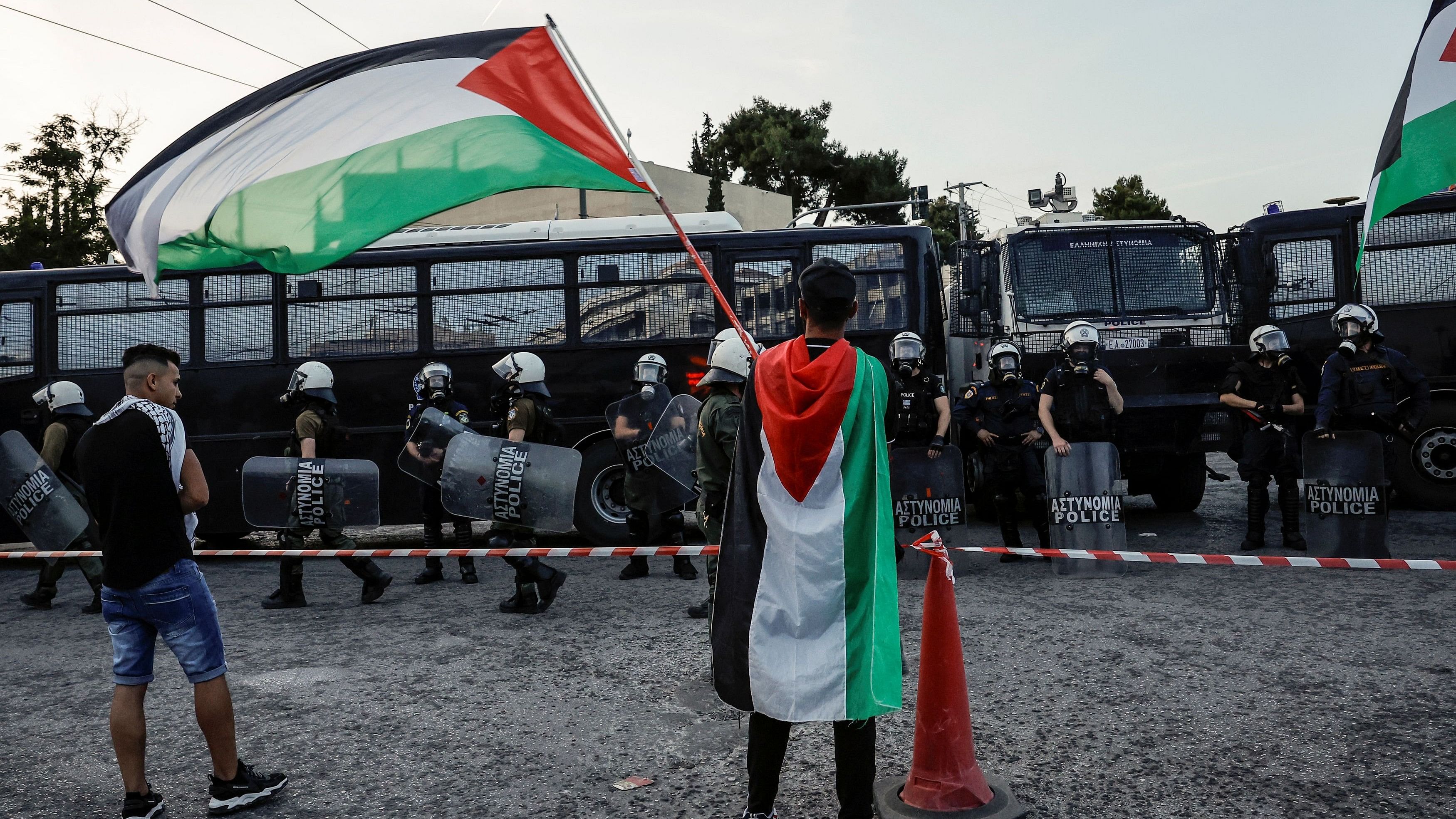 <div class="paragraphs"><p>File photo of&nbsp;Pro-Palestinian protest in front of the Israeli embassy in Athens</p></div>