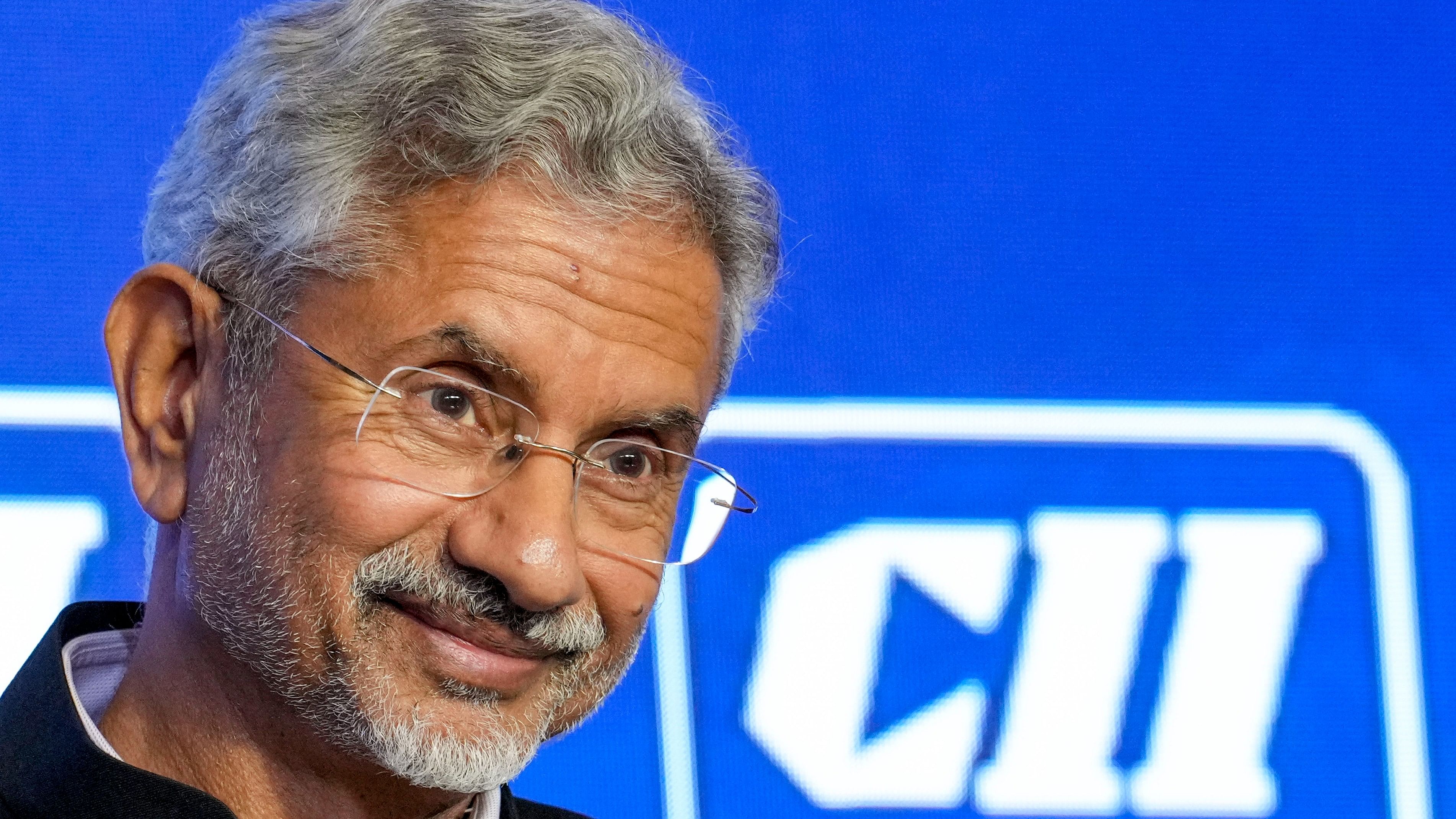 <div class="paragraphs"><p>External Affairs Minister S Jaishankar at the CII Annual Business Summit, in New Delhi, on Friday.</p></div>