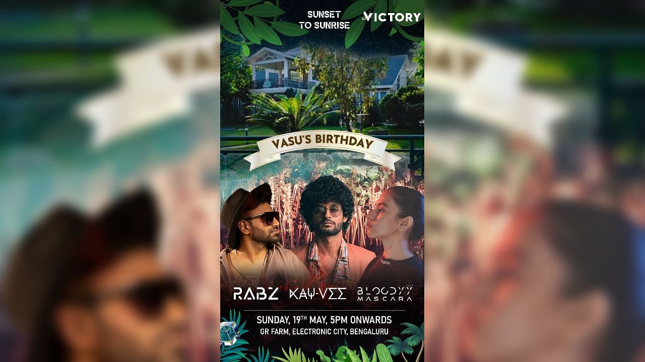 <div class="paragraphs"><p>Poster of the birthday party where drugs were allegedly used by some in attendance.</p></div>