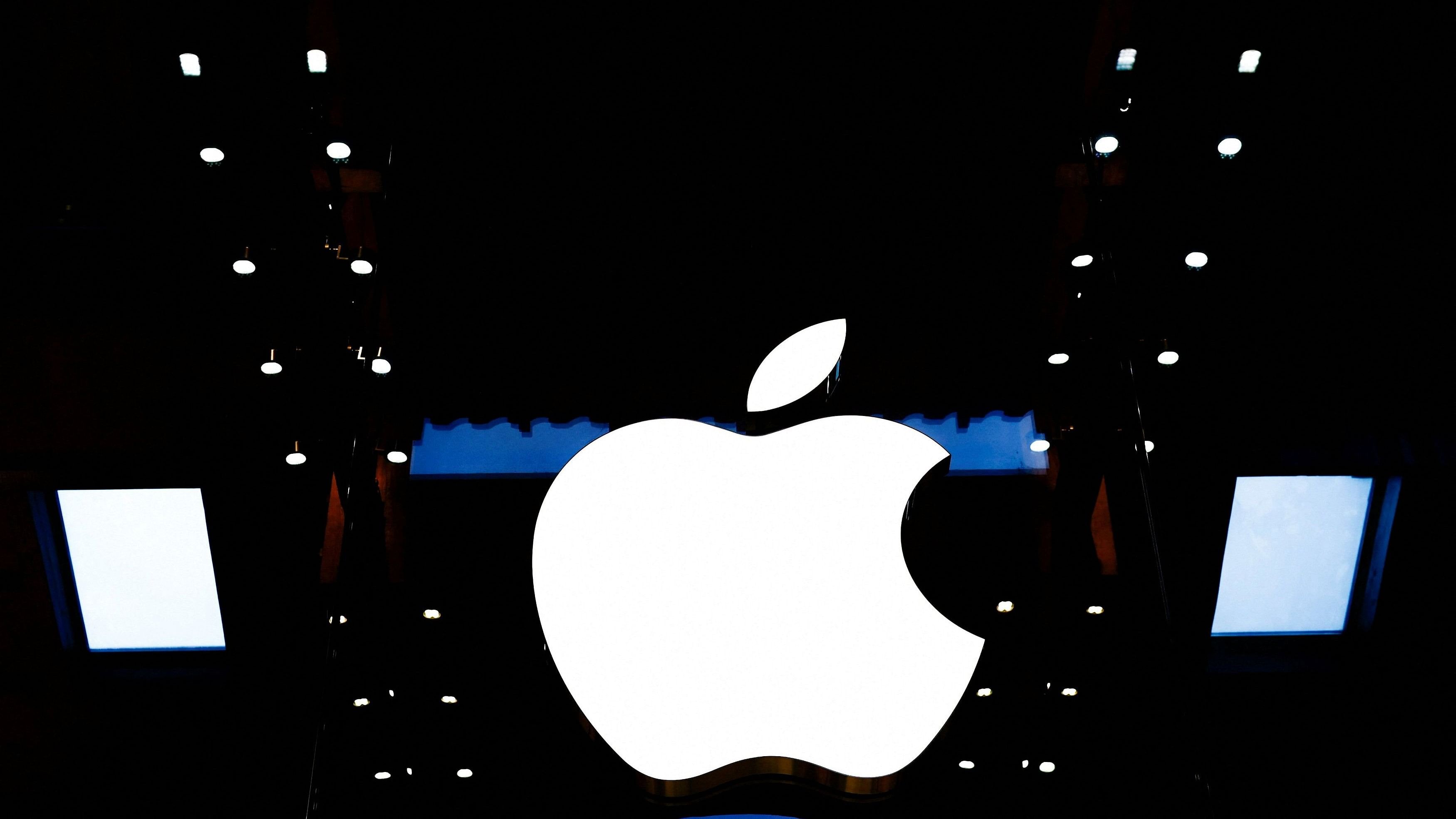 <div class="paragraphs"><p>An Apple logo is pictured in an Apple store in Paris, France, March 6, 2024. </p></div>