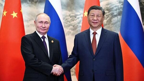 <div class="paragraphs"><p>Russian President Vladimir Putin and Chinese President Xi Jinping meet in Beijing.</p></div>