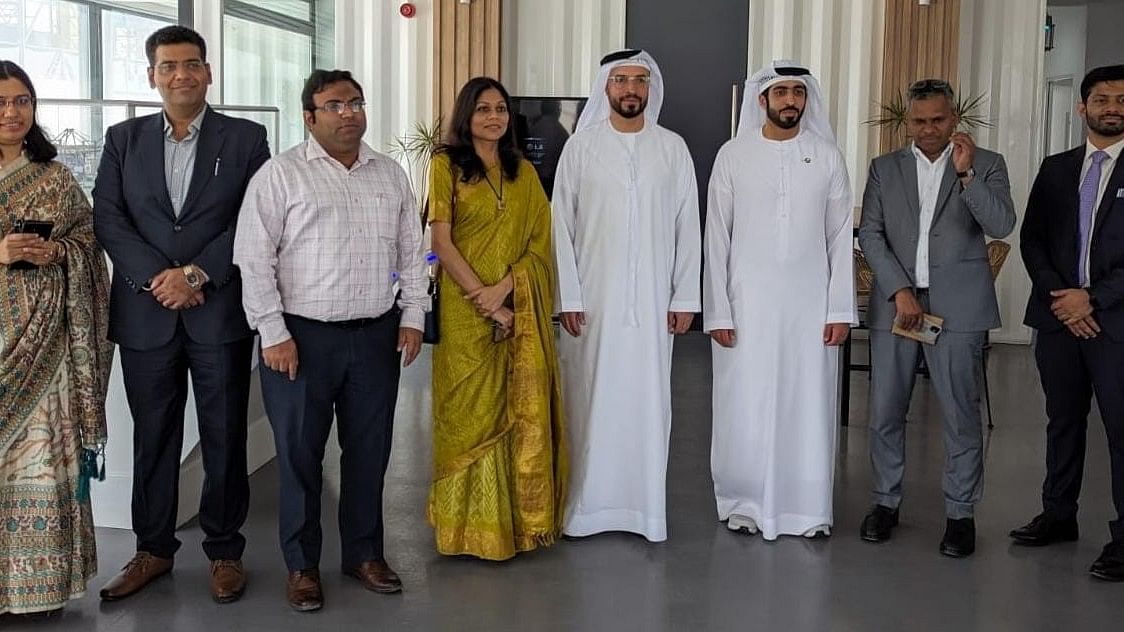 <div class="paragraphs"><p>IMEEC takes shape with the 1st visit of an Indian Inter-Ministerial Delegation to the UAE for the India-UAE Intergovernmental Framework Agreement on IMEEC.</p></div>