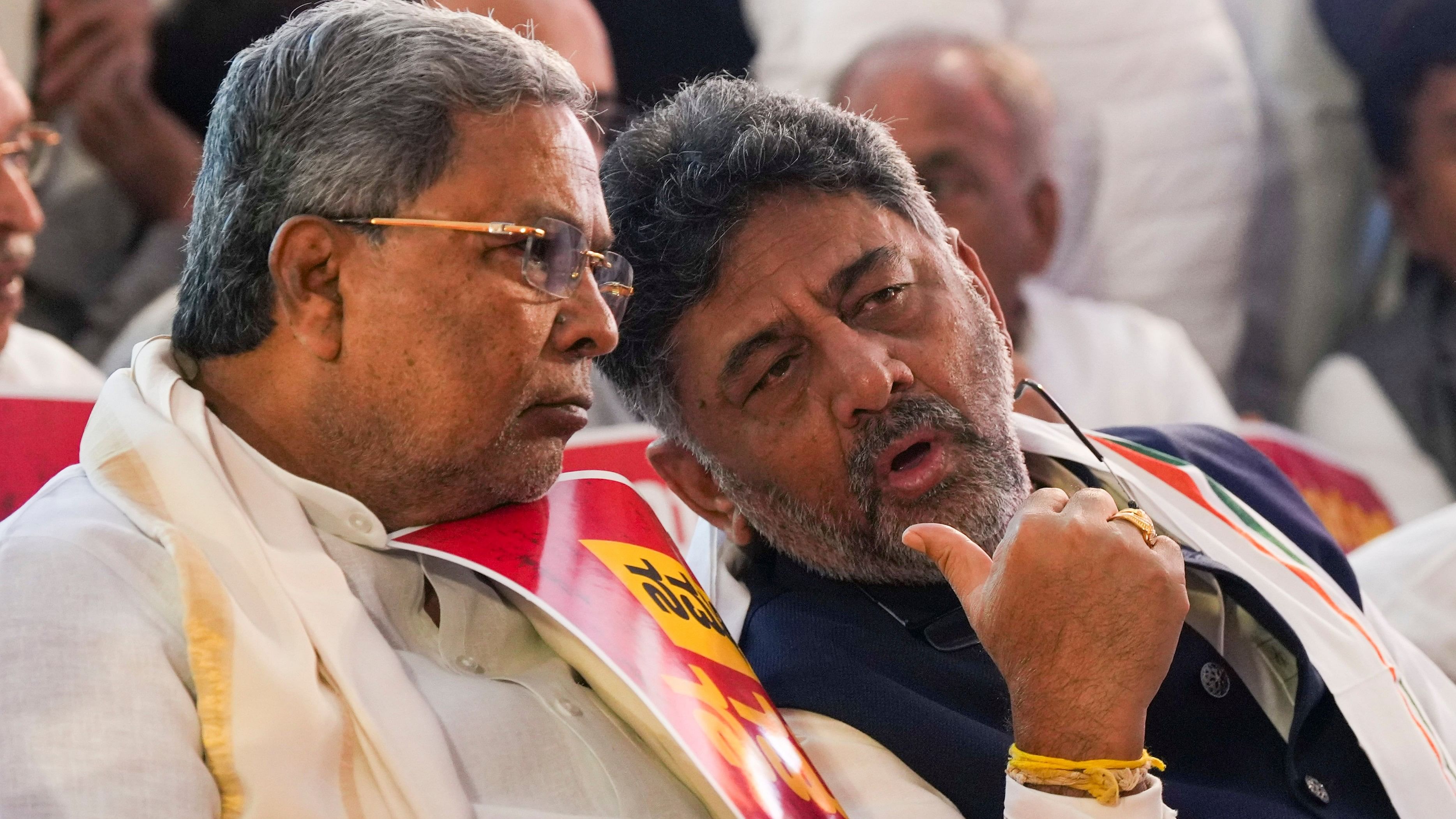 <div class="paragraphs"><p>Karnataka Chief Minister Siddaramaiah and Deputy Chief Minister D K Shivakumar.</p></div>