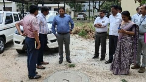 <div class="paragraphs"><p>Mysuru DC Dr K V Rajendra visits Tagadur of Nanjangud taluk of Mysuru district and inspects precautionary measures taken up there. </p></div>