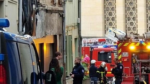 <div class="paragraphs"><p>Scenes from&nbsp;Rouen where a man tried setting a synagogue on fire</p></div>