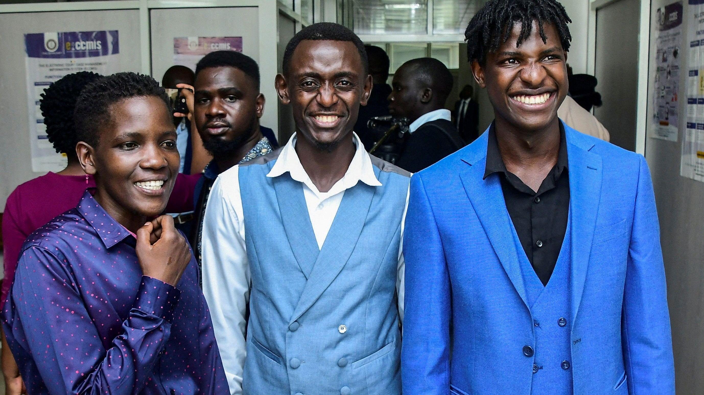 <div class="paragraphs"><p>File photo showing Ugandan LGBTQ activists posing for a photograph after the hearing of petitions and applications challenging the Anti-gay law at the Constitutional Court, in Kampala, Uganda.</p></div>