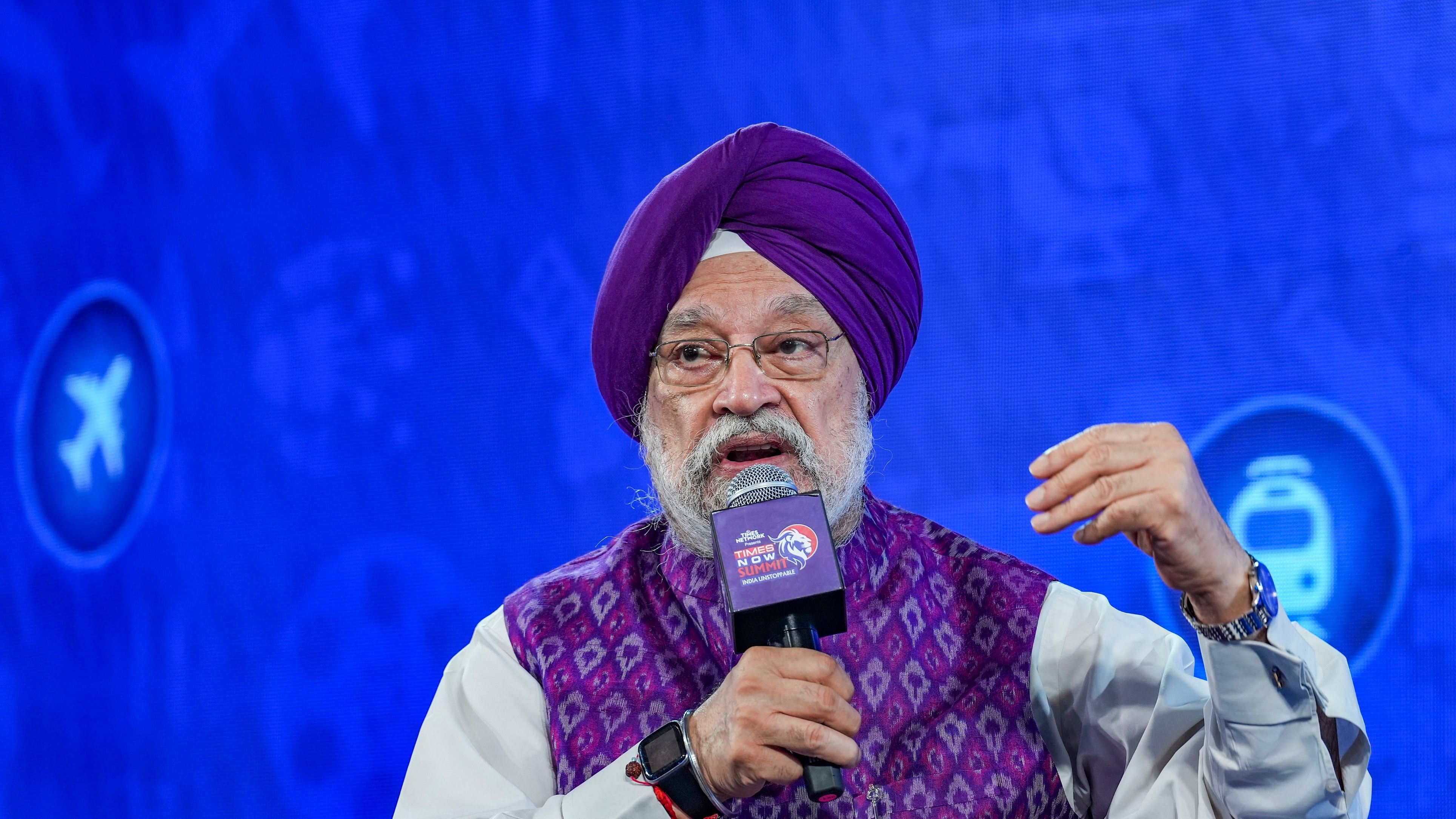 <div class="paragraphs"><p>Union Minister for Housing and Urban Affairs Hardeep Singh Puri </p></div>