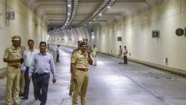 <div class="paragraphs"><p>A view of the Coastal Road Tunnel where a water leakage was reported, in Mumbai on May 28, 2024.</p></div>