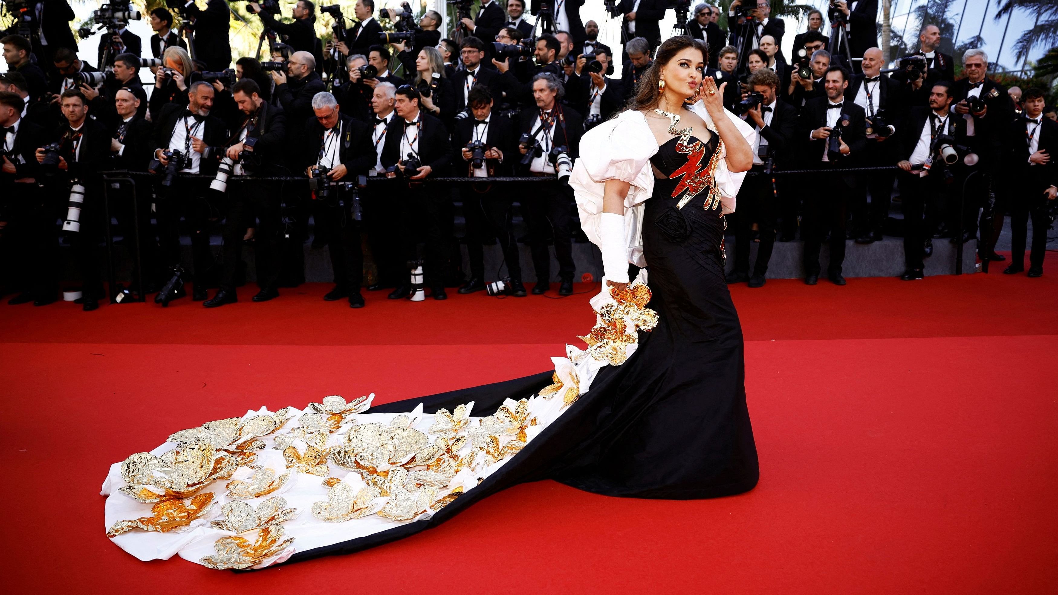 <div class="paragraphs"><p>Aishwarya Rai poses on the red carpet during arrivals for the screening of the film 'Megalopolis' in competition at the 77th Cannes Film Festival in Cannes, France, May 16, 2024</p></div>