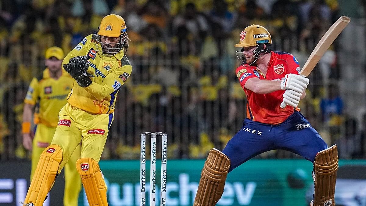 <div class="paragraphs"><p>Punjab Kings batter Jonny Bairstow plays a shot during the IPL 2024 cricket match between Chennai Super Kings and Punjab Kings, at MA Chidambaram Stadium, in Chennai.</p></div>