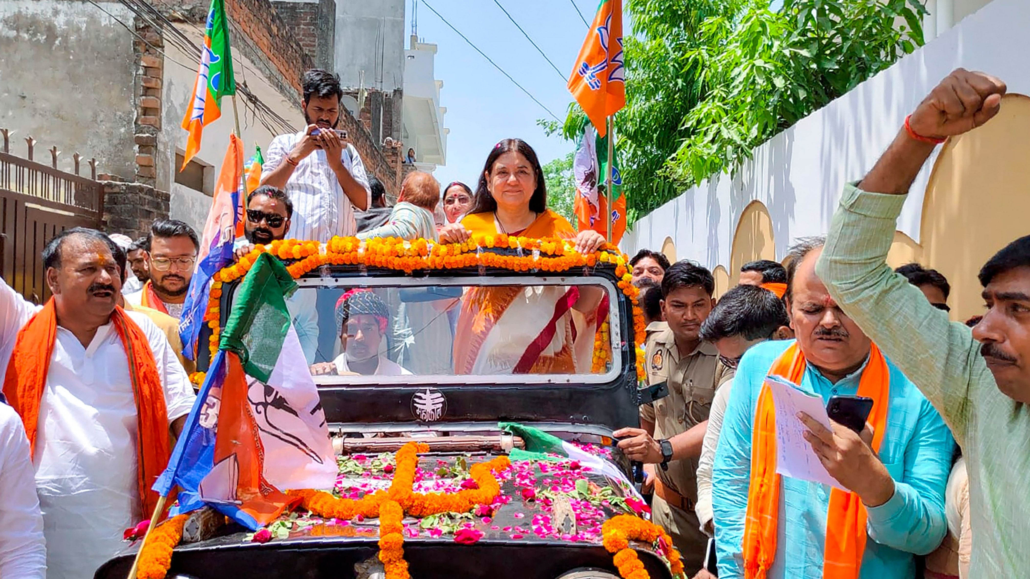 <div class="paragraphs"><p>BJP leader candidate from Sultanpur constituency Maneka Gandhi.</p></div>