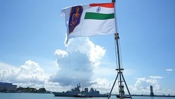 <div class="paragraphs"><p>Indian Navy ships Delhi, INS Shakti, and Kiltan arrived in Singapore on May 6 as part of the operational deployment of Indian Navy's Eastern Fleet.</p></div>