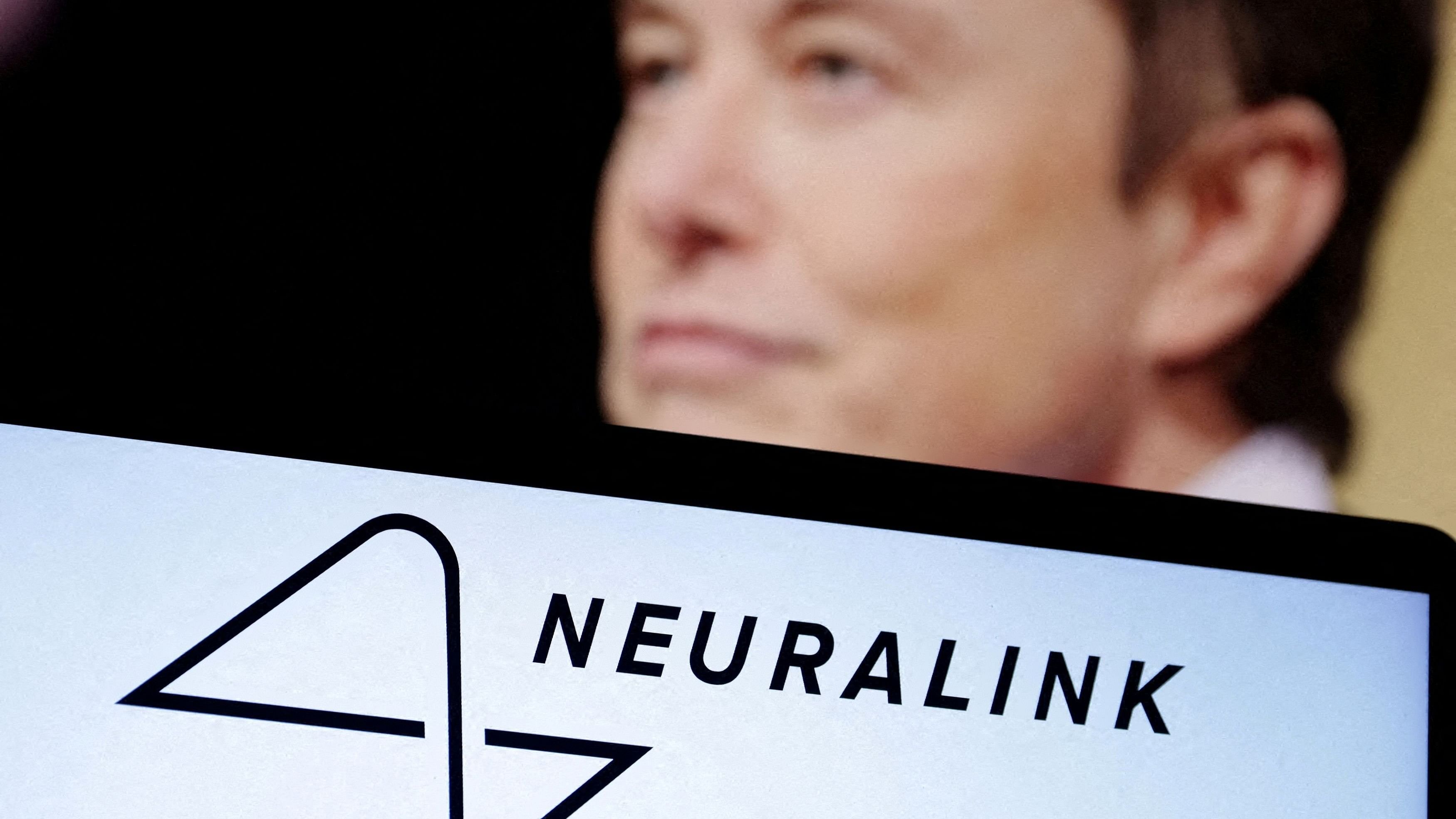 <div class="paragraphs"><p>Neuralink logo and Elon Musk photo are seen in this illustration.</p></div>