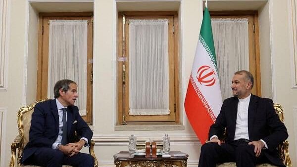 <div class="paragraphs"><p>International Atomic Energy Agency (IAEA) Director General Rafael Grossi meets with Iranian Foreign Minister Hossein Amir-Abdollahian in Tehran, Iran, May 6, 2024.  </p></div>