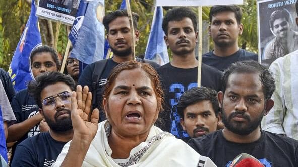 <div class="paragraphs"><p>Former University of Hyderabad student Rohith Vemula's mother Radhika Vemula.</p></div>