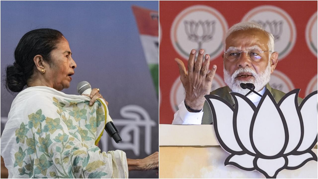 <div class="paragraphs"><p>Mamata Banerjee(L) and Prime Minister Narendra Modi.</p></div>