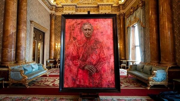 <div class="paragraphs"><p>A portrait of Britain's King Charles by artist Jonathan Yeo is pictured at Buckingham Palace, London, Britain May 14, 2024.</p></div>