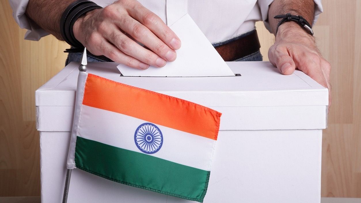 <div class="paragraphs"><p>Representative image showing a ballot box and the Indian flag.</p></div>