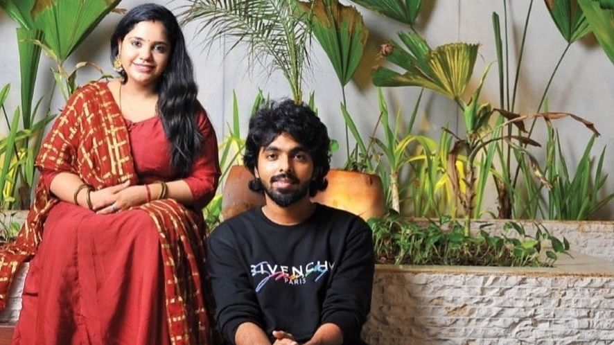 <div class="paragraphs"><p>Saindhavi and GV Prakash.</p></div>