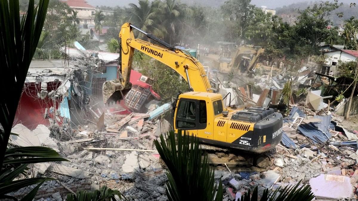 <div class="paragraphs"><p>A representative image of an anti-encroachment drive in India.</p></div>