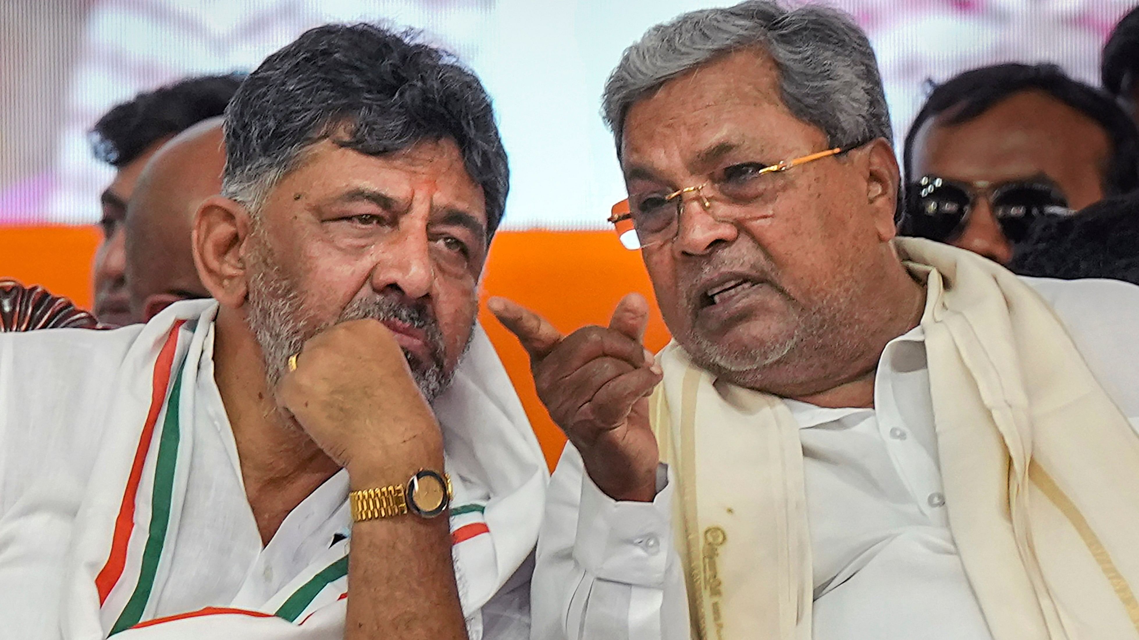 <div class="paragraphs"><p>Karnataka Chief Minister Siddaramaiah and Deputy Chief Minister D K Shivakumar </p></div>