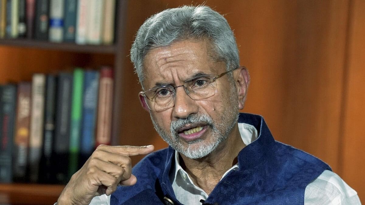 <div class="paragraphs"><p>External Affairs Minister S Jaishankar during an interview.</p></div>