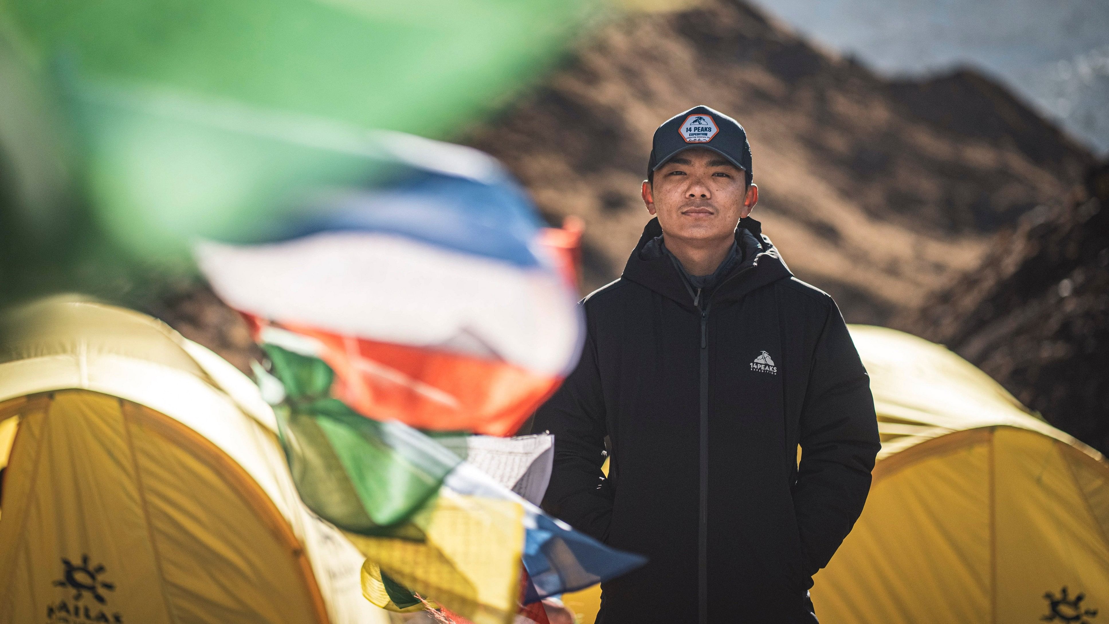 <div class="paragraphs"><p> Nepalese climber Nima Rinji Sherpa. </p></div>