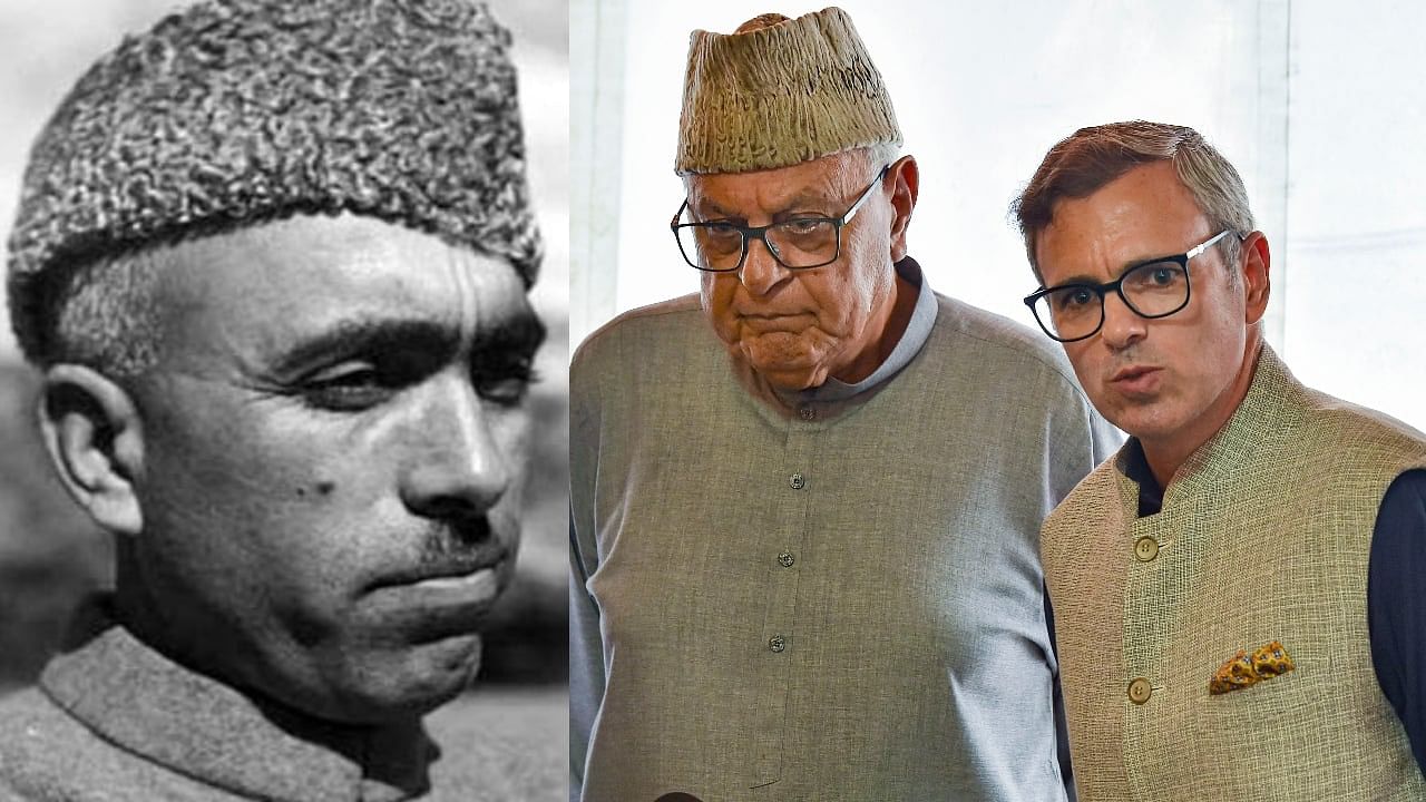 <div class="paragraphs"><p>(L-R) Sheikh Mohammed Abdullah, Farooq Abdullah and Omar Abdullah.</p></div>