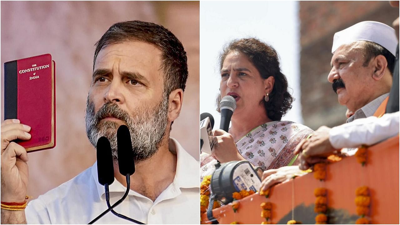 <div class="paragraphs"><p>Rahul Gandhi, Priyanka Gandhi, Kishori Lal Sharma.</p></div>