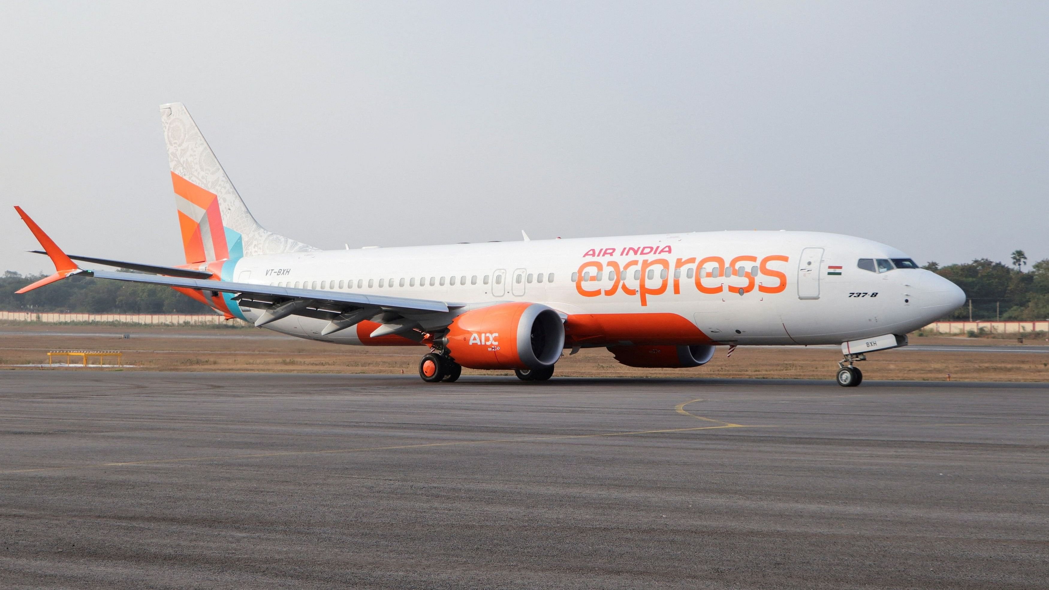 <div class="paragraphs"><p>An Air India Express aircraft is displayed at Wings India 2024 aviation event at Begumpet airport, Hyderabad, India, January 18, 2024. </p></div>