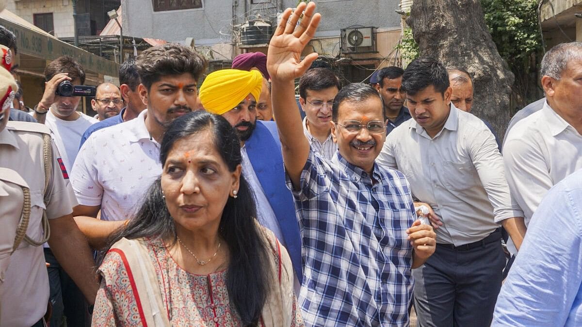 <div class="paragraphs"><p>A file image of Sunita Kejriwal and Arvind Kejriwal.</p></div>