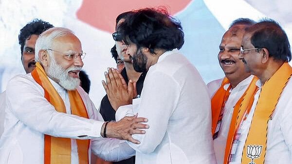 <div class="paragraphs"><p>Prime Minister Narendra Modi during a public meeting for Lok Sabha elections, in Rajahmundry, Andhra Pradesh.</p></div>