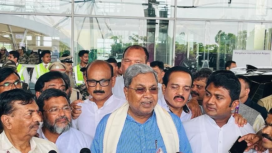 <div class="paragraphs"><p>Chief Minister Siddaramaiah at Mangaluru International Airport </p></div>