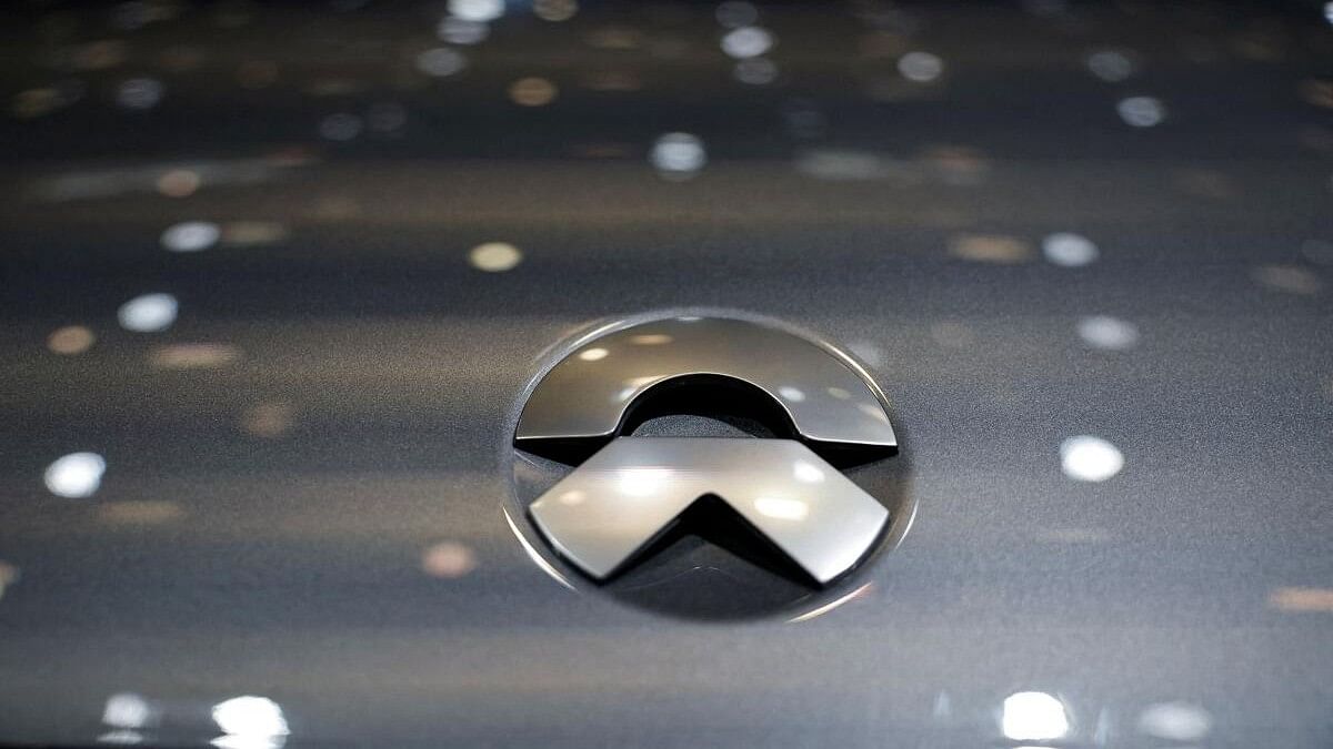 <div class="paragraphs"><p>A logo of Nio is pictured on its car at the Beijing International Automotive Exhibition, or Auto China 2024, in Beijing, China.</p></div>