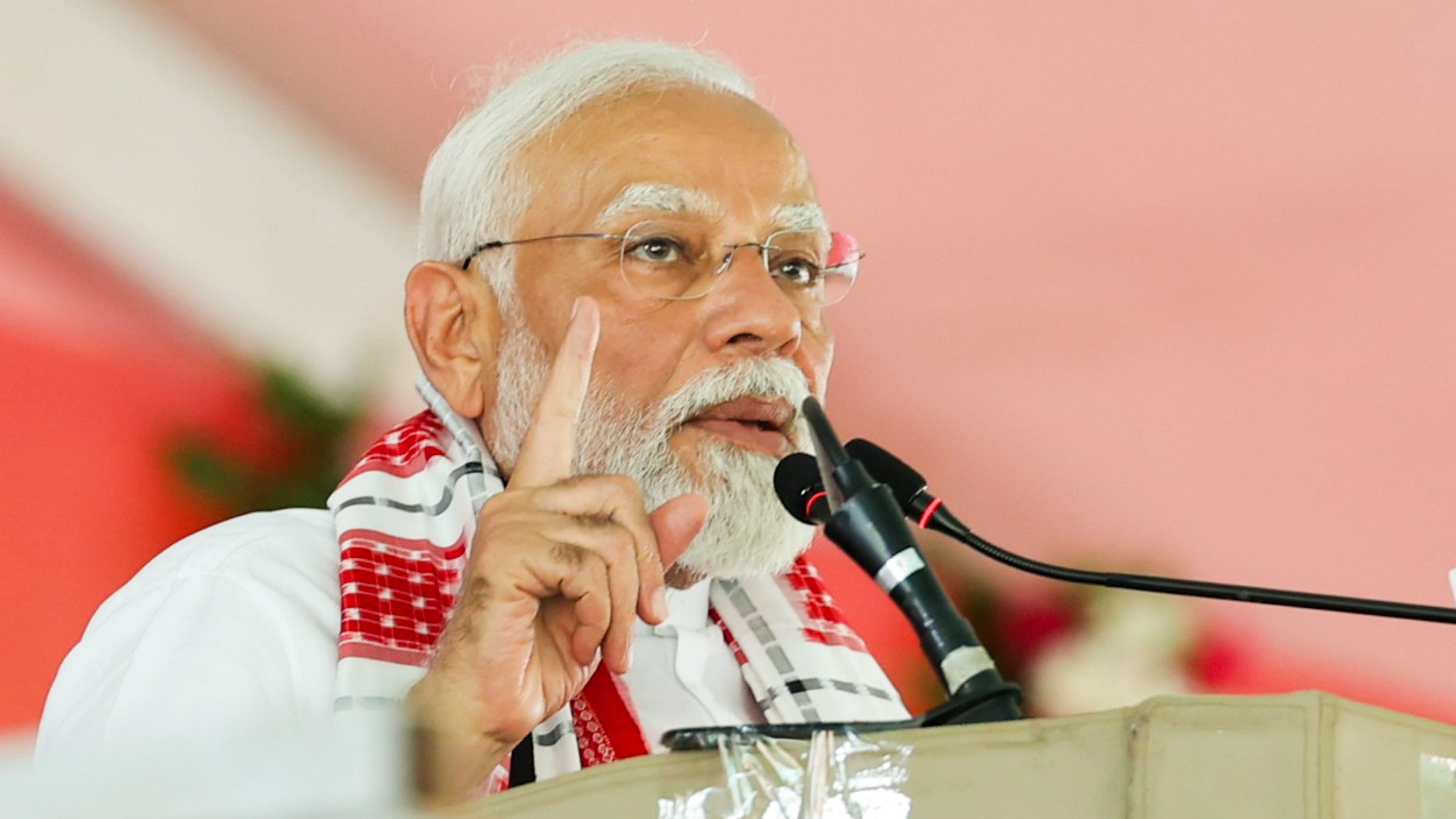 <div class="paragraphs"><p>Prime Minister Narendra Modi during a public meeting for Lok Sabha elections, in Balangir, Odisha, Saturday, May 11.</p></div>