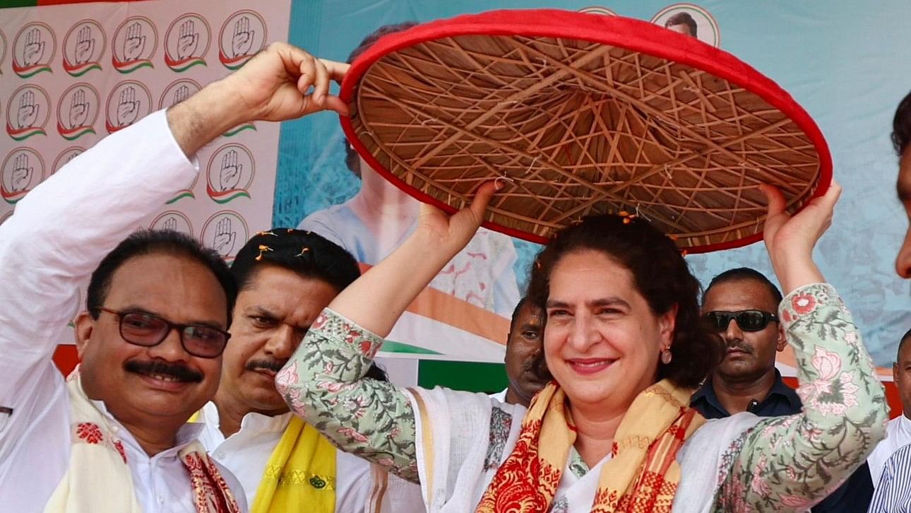 <div class="paragraphs"><p>Congress leader Priyanka Gandhi Vadra in Dhubri, Assam.&nbsp;</p></div>