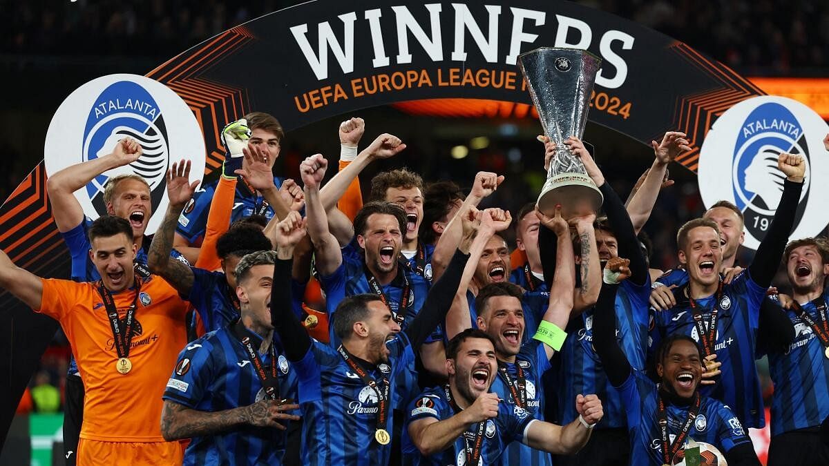 <div class="paragraphs"><p>Atalanta celebrate the Europa final win.</p></div>