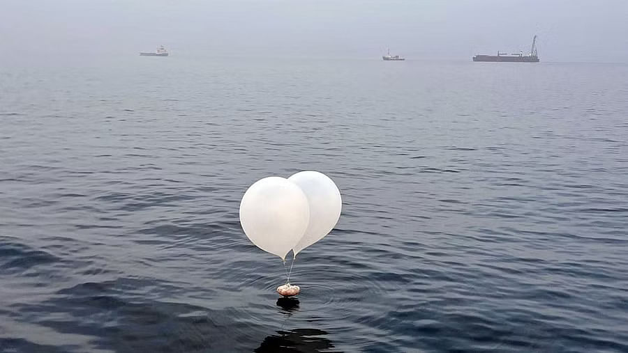 <div class="paragraphs"><p>North Korea has flown balloons carrying trash since late May, with hundreds landing in South Korea.</p></div>