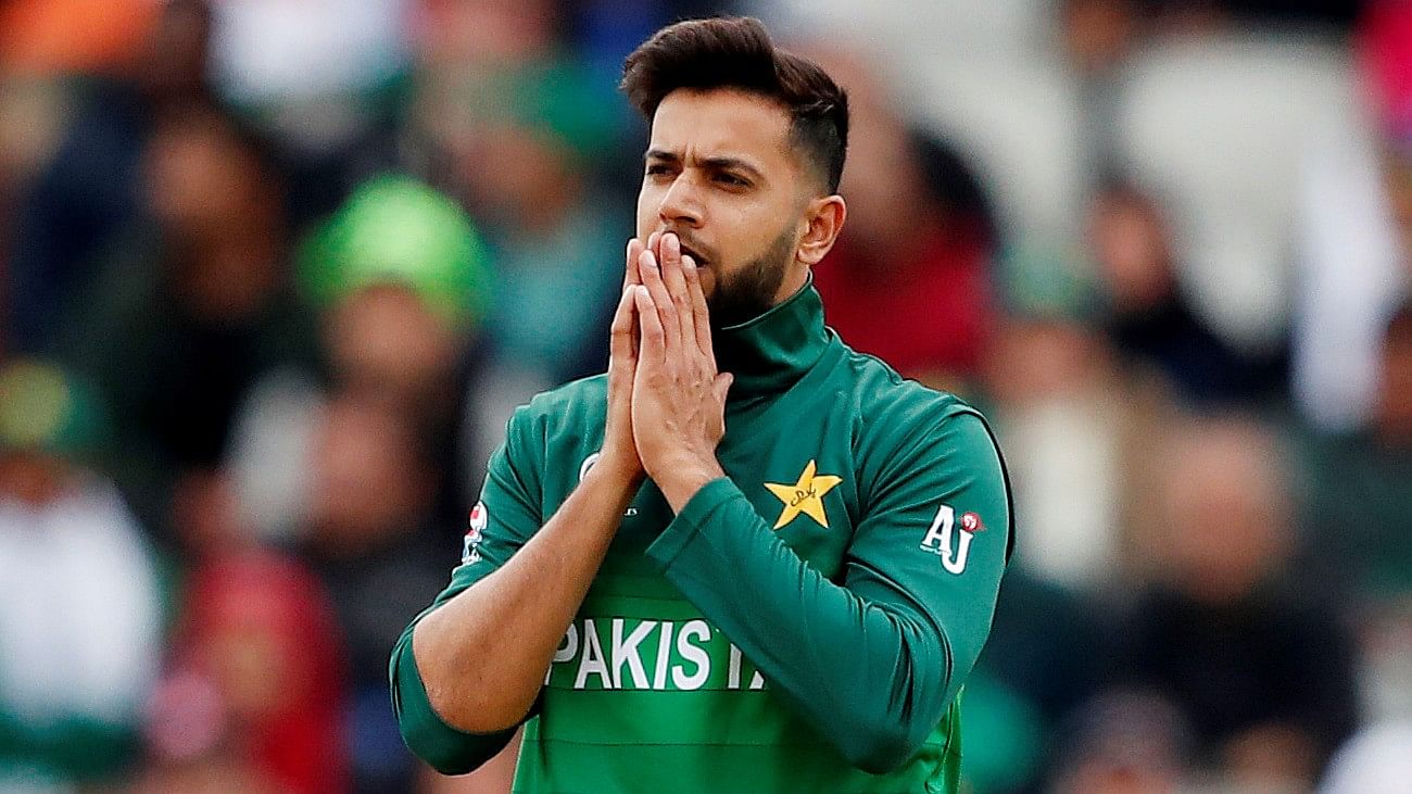 <div class="paragraphs"><p>Pakistan's Imad Wasim reacts during the match.</p></div>