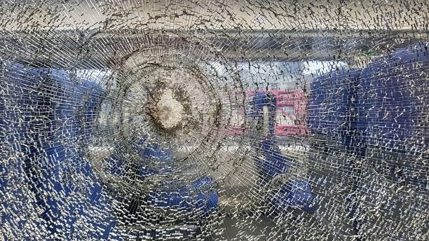 <div class="paragraphs"><p>Representative image of a damaged glass window of a bus due to stone pelting.&nbsp;</p></div>