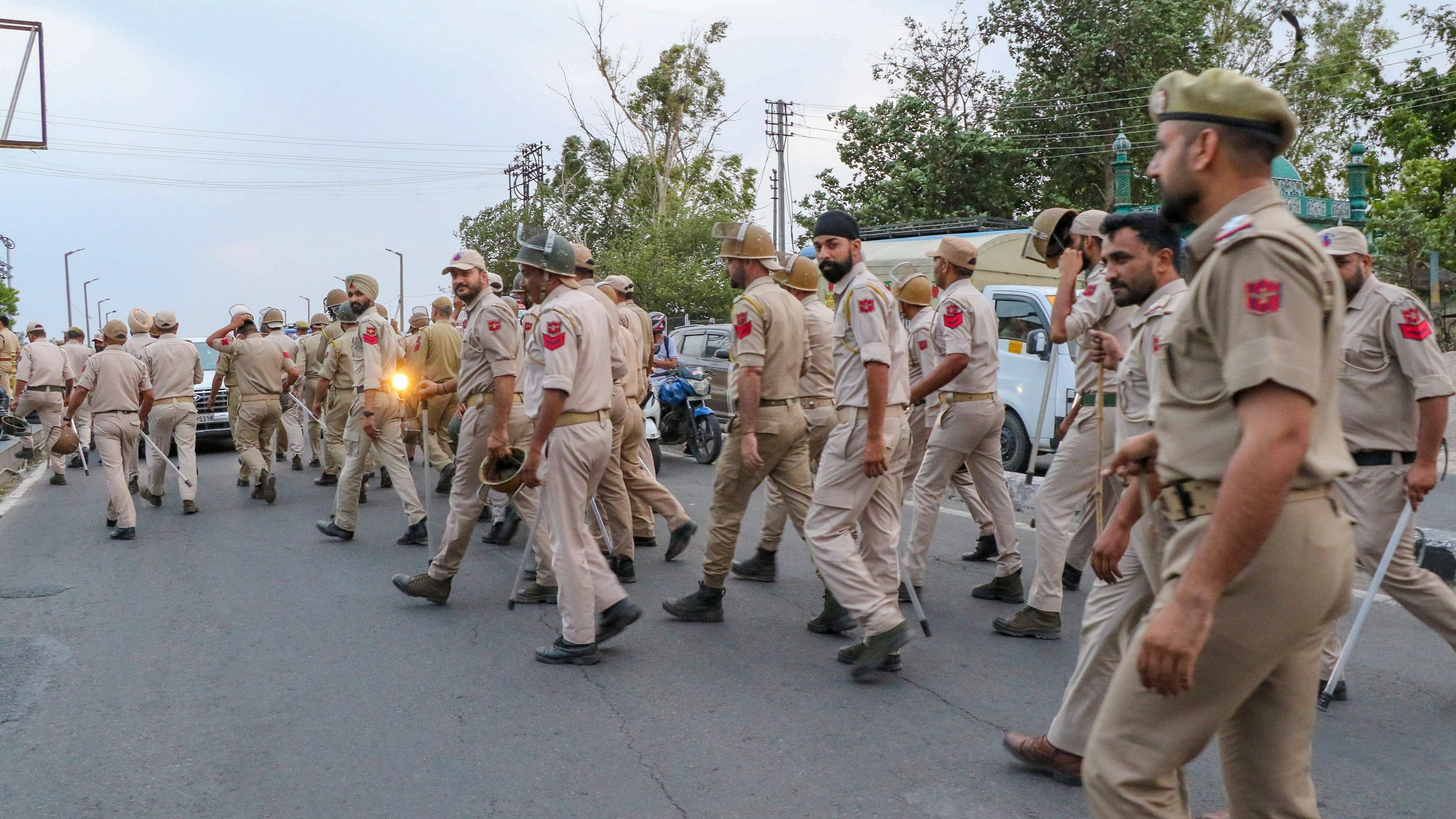 <div class="paragraphs"><p>A photo showing J&amp;K Police personnel. </p></div>